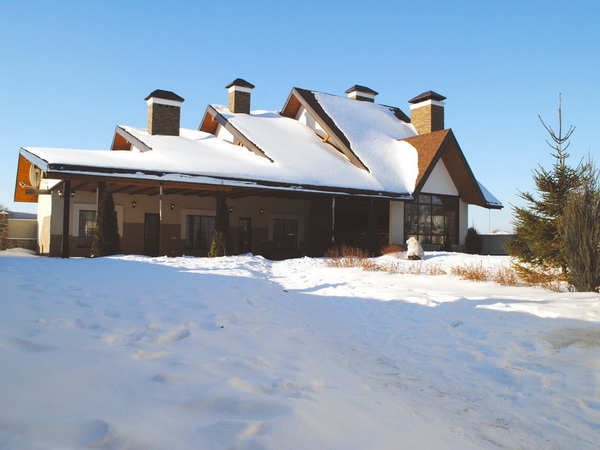 Country house зимой